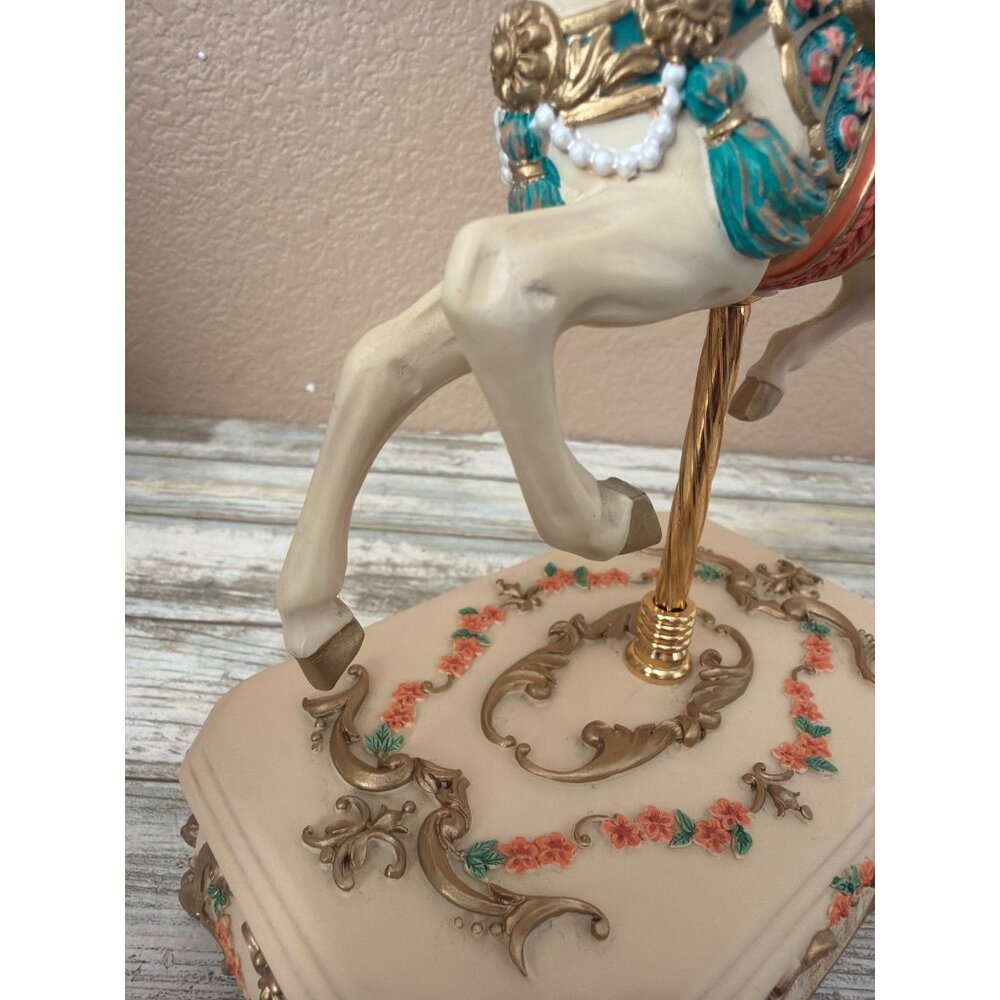 San Francisco Music Box Drdak Sultan’s Dream Carousel Music Box Plays Masquerade - Picture 12 of 16